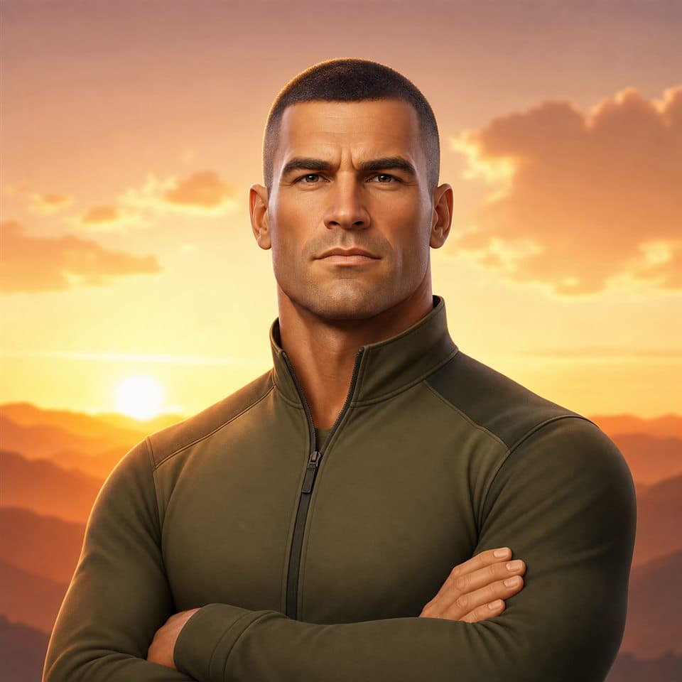 Illustrated portrait of Sergeant Stone
